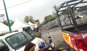 Κατάρρευση σκηνής σε υπαίθριο χώρο συναυλιών στο Μεξικό 