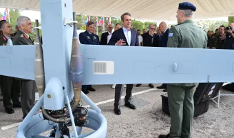 ΑΣΔΕΝ: Ο Μητσοτάκης στην τελετή ένταξης 2 δύο σύγχρονων drones V-BAT