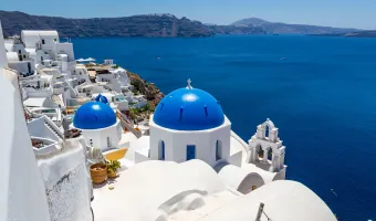 Σαντορίνη μπλε εκκλησία