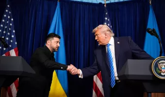 Ζελένσκι με Τραμπ