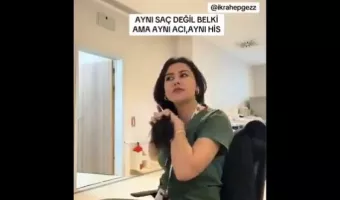 νοσοκόμα πλέκει τα μαλλιά της