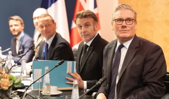 Starmer, Freidrich Merz, Macron