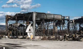 Έκρηξη στη Βιολάντα