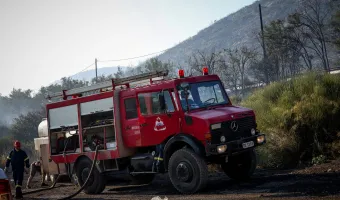 Πυροσβεστικό όχημα δράση