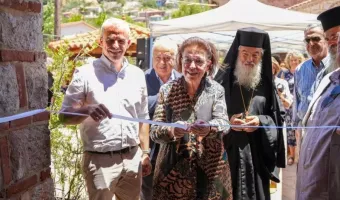 Η Μενδώνη στη Μυτιλήνη