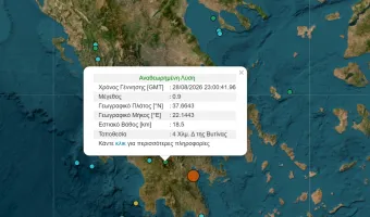 Σεισμός Αρκαδία