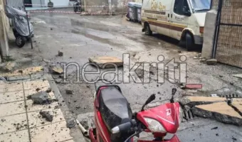 Ηράκλειο: 2 περιστατικά κατάρρευσης τμημάτων μπαλκονιών μέσα σε λίγες ώρες