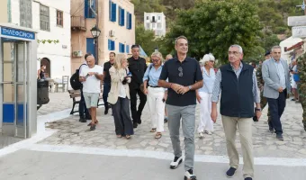Ο Μητσοτάκης στο Καστελλόριζο