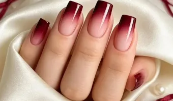 Ombre Nails μανικιούρ Φθινόπωρο