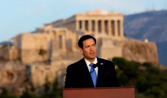 Ο Ρούμπιο στην Πνύκα