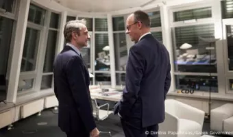 Συνάντηση Μητσοτάκη με Μερτς Βερολίνο
