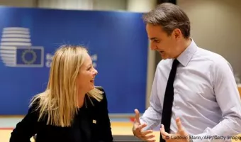 Συνάντηση Μελόνι και Μητσοτάκη