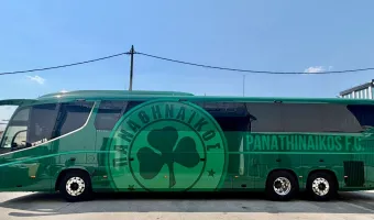 Ο Όμιλος Επιχειρήσεων Σαρακάκη παρέδωσε στην ΠΑΕ Παναθηναϊκός Volvo Irizar i8