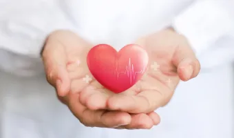 Health care medical focus heartbeat
