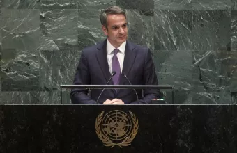 Μητσοτάκης στον ΟΗΕ: Απαράδεκτη η Τουρκία - Η Ελλάδα δεν αντέχει μόνη το μεταναστευτικό