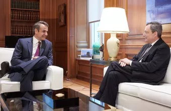 Συνάντηση Μητσοτάκη – Ντράγκι την Τετάρτη ενόψει της Συνόδου Κορυφής