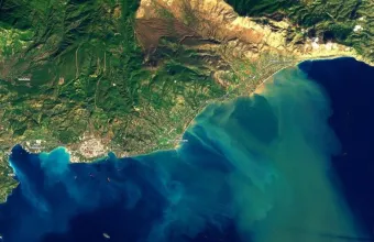 Έτσι φαίνεται η Κινέττα από το διάστημα μετά την καταστροφική πλημμύρα