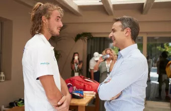 Το μήνυμα Μητσοτάκη μετά τη νίκη του Τσιτσιπά – Ήταν θεατής του ματς