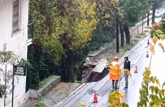  Δραματική η κατάσταση σε Θάσο και Χαλκιδική λόγω των βροχοπτώσεων (φωτό - video)