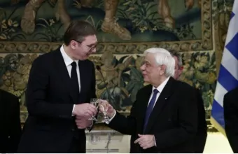 Αίτημα επιστροφής των Γλυπτών του Παρθενώνα έθεσε ο ΠτΔ στο δείπνο προς τιμήν του Βούτσιτς