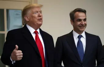 Η συνάντηση Μητσοτάκη – Τραμπ: Όλα όσα ειπώθηκαν για Λιβύη - Τουρκία και F-35 (pics+vid)
