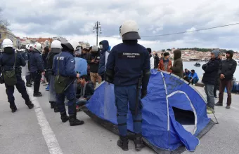 Αστυνομική επιχείρηση με επτά συλλήψεις στη Μόρια