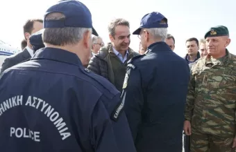 Έφτασε στον Έβρο ο Κυριάκος Μητσοτάκης 