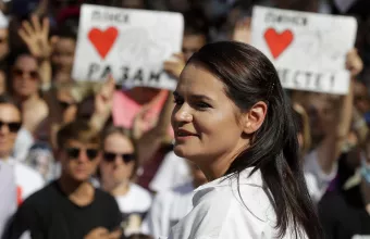 Λευκορωσία: Η Τιχανόφσκαγια καλεί την ΕΕ να απορρίψει το αποτέλεσμα των εκλογών