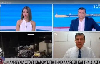 Δημόπουλος σε ΣΚΑΪ: Εντός των τειχών ο υψηλότερος κίνδυνος μετάδοσης του ιού, όχι από το εξωτερικό 