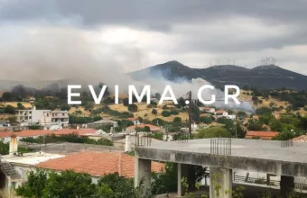 Μετά το νερό, φωτιά ξέσπασε στην Εύβοια 
