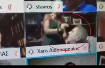 Το Live... ξεμάτιασμα του αντιδημάρχου Θεσσαλονίκης στην τηλεδιάσκεψη του δημοτικού συμβουλίου!