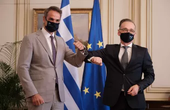 Συνάντηση Μητσοτάκη - Μαας: Ανάγκη η αποκλιμάκωση της τουρκικής προκλητικότητας