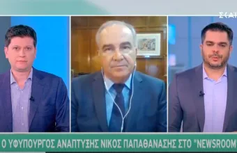 Παπαθανάσης στον ΣΚΑΪ: Ενδεχόμενο νέων περιορισμών σε μπαρ και εστιατόρια