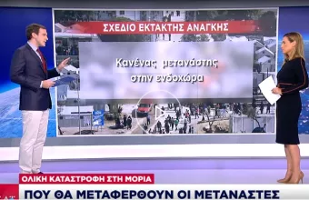 Ολική καταστροφή στη Μόρια: Που θα μεταφερθούν οι μετανάστες – Σχέδιο έκτακτης ανάγκης
