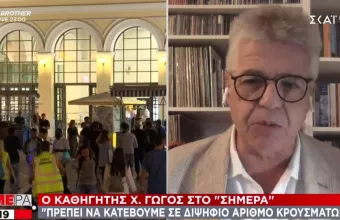 Κορωνοϊός-Γώγος σε ΣΚΑΪ: Μεγάλη πιθανότητα υπερμετάδοσης στις πλατείες λόγω συνωστισμού