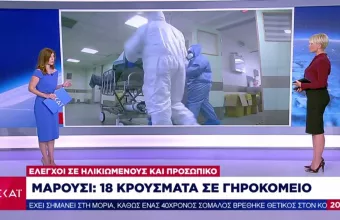 Συναγερμός σε γηροκομείο στο Μαρούσι – 19 κρούσματα κορωνοϊού