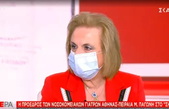 Παγώνη στον ΣΚΑΪ: Ξεχάστε ρεβεγιόν Χριστούγεννα και Πρωτοχρονιά – Η διαφορά COVID – απλής γρίπης