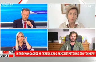 Κορωνοϊός - Γκάγκα στον ΣΚΑΪ: Τρεις έμπαιναν στα νοσοκομεία, ένας έβγαινε την Κυριακή
