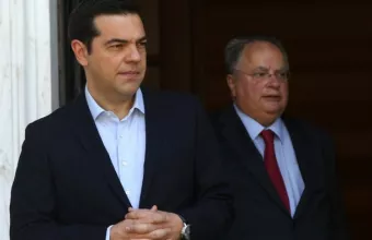 Φωτό αρχείου: Ο Αλέξης Τσίπρας και ο Νίκος Κοτζιάς στο Μέγαρο Μαξίμου