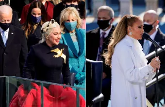Οι εντυπωσιακές JLo και Lady Gaga τραγούδησαν στην ορκωμοσία του Μπάιντεν (pics+vids)