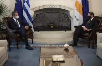 Μητσοτάκης σε Αναστασιάδη: Αυτονόητη υποχρέωση μας ο απόλυτος συντονισμός για το Κυπριακό