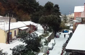 «Μήδεια»- Στα «λευκά» ντύθηκαν πολλές περιοχές της Κέρκυρας