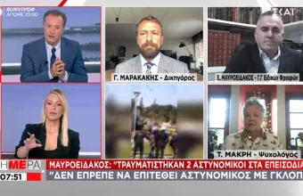 Μαυροειδάκος για Νέα Σμύρνη:Οι αστυνομικοί της ΔΙΑΣ δεν έπρεπε να δείρουν κανέναν- Δέχτηκαν επίθεση 