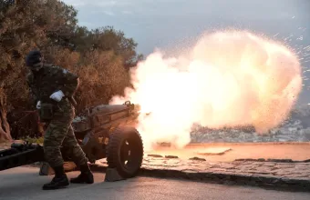 Εορτασμοί - 25η Μαρτίου: Οι 21 κανονιοβολισμοί από το Λυκαβηττό