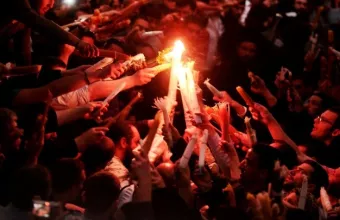 Στα Ιεροσόλυμα ο Κώστας Βλάσης για την τελετή αφής και παραλαβής του Αγίου Φωτός	