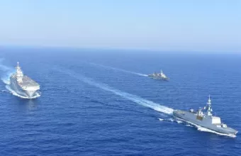 Κυκλάδες: Συνεκπαίδευση PASSEX ελληνικής και γαλλικής φραγάτας