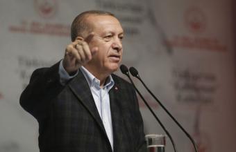 Ο Ερντογάν καταγγέλλει «ένα πλήγμα στην ειρήνη»