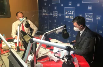 Γεραπετρίτης σε ΣΚΑΪ 100,3:  «Όχι» γενικό lockdown - Να αποκατασταθούν οι ελευθερίες όσων εμβολιάστηκαν