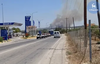 Υπό έλεγχο η πυρκαγιά στη Ρόδο 