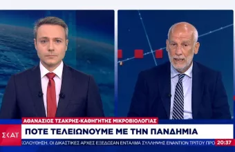 Τσακρής σε ΣΚΑΪ: Δεν υπάρχει ανοσία αγέλης με τον κορωνοϊό - Ξεπεράστε το φόβο, εμβολιαστείτε